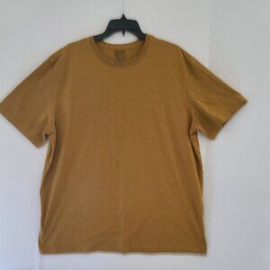 KINGSTED ''ROYALLY COMFORTABLE'' PREMIUM- FEEL T-SHIRT/ MEN'S 2XL (MUSTARD)